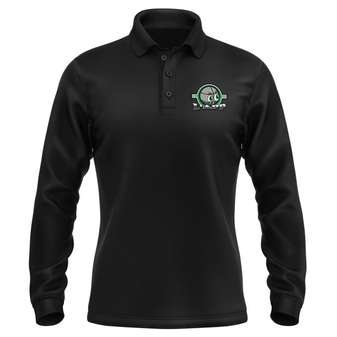 Polo Homme Manches Longues de qualité supérieure (matériau de personnalisation haut de gamme, imprimé en France)