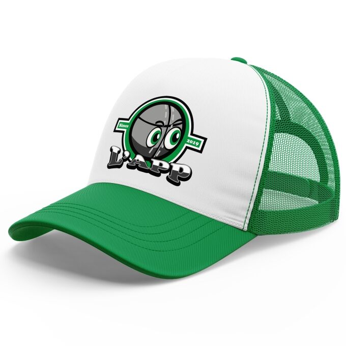 Casquette Trucker avec filet (idéal pour l'été) de qualité supérieure (matériau de personnalisation haut de gamme, imprimé en France)
